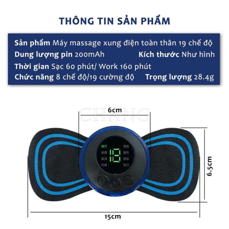 MÁY MASSAGE CÁNH BƯỚM
